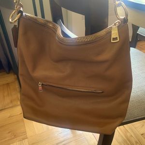 COACH shoulder  bag, brown leather